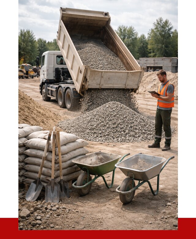 Доставка нерудных материалов в Тайшете от 1246 руб. | ПРОНЕРУДТшт