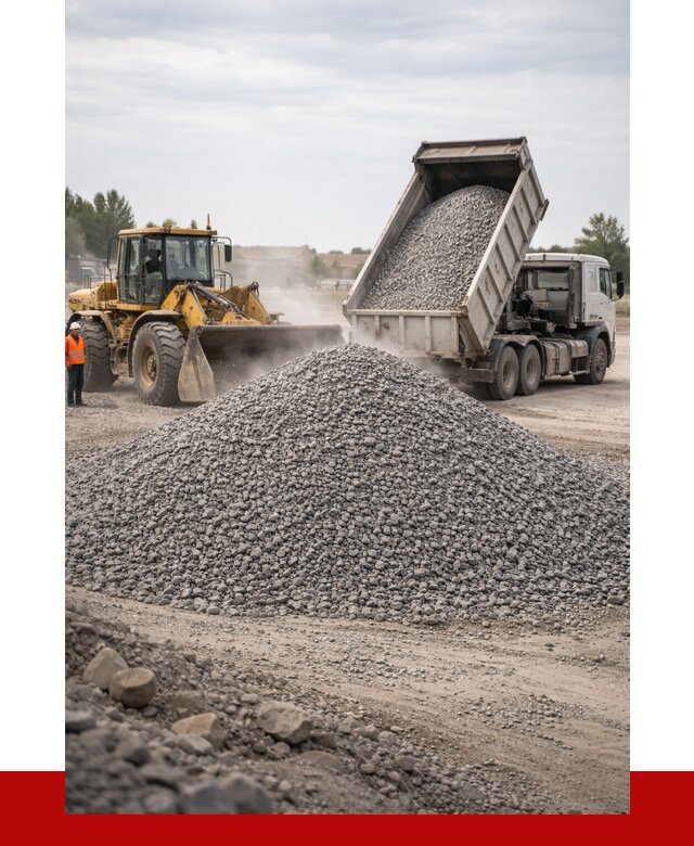 Купить щебень с доставкой в Тайшете от 2596 руб. | ПРОНЕРУДТшт