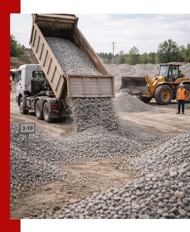 Гранитный щебень фракции 3–10: доставка и продажа в Тайшете