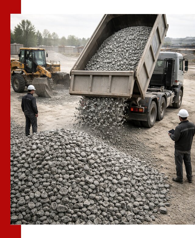 Доставка гранитного щебня фракции 20-40 в Тайшете