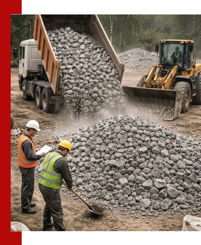 Гранитный щебень фракция 70-150 доставка в Тайшете