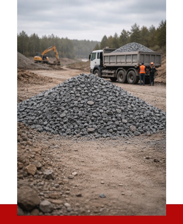 Щебень габбро диабаз фракция 40-70 в Тайшете от 2285 р-ПРОНЕРУДТшт