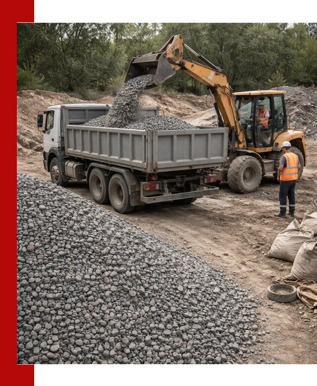 Доставка гравийного щебня в Тайшете оптом и в розницу