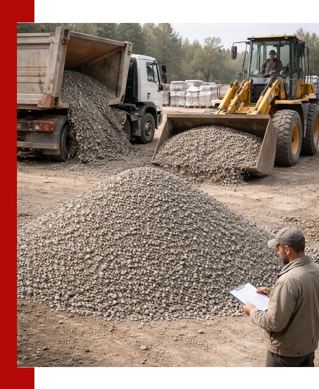 Гравийный щебень фракция 5–10 с доставкой в Тайшете