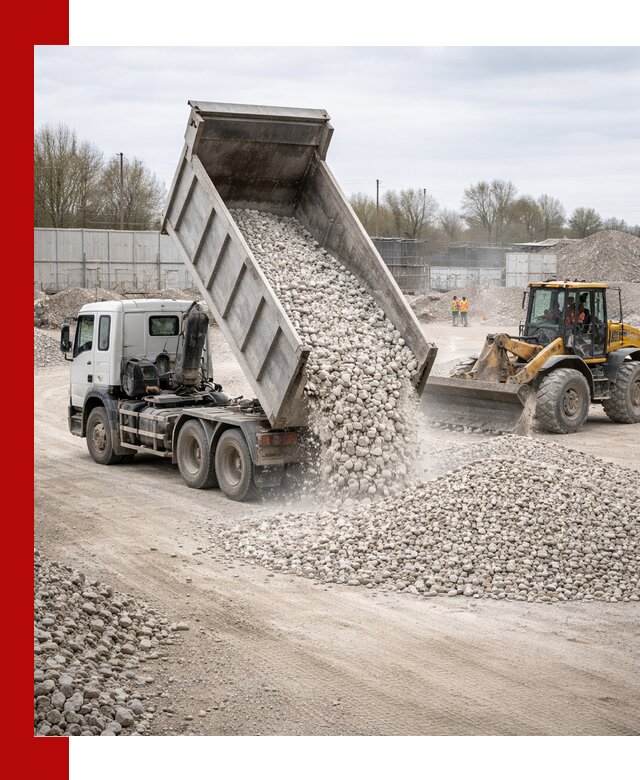 Доставка и продажа известнякового щебня в Тайшете