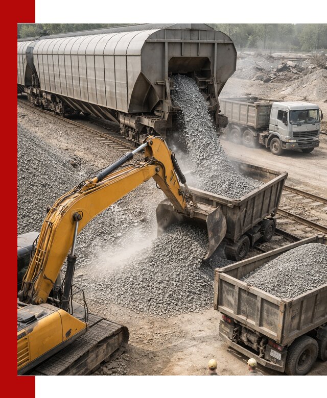 Доставка железнодорожного щебня в Тайшете крупными партиями быстрого отгруза