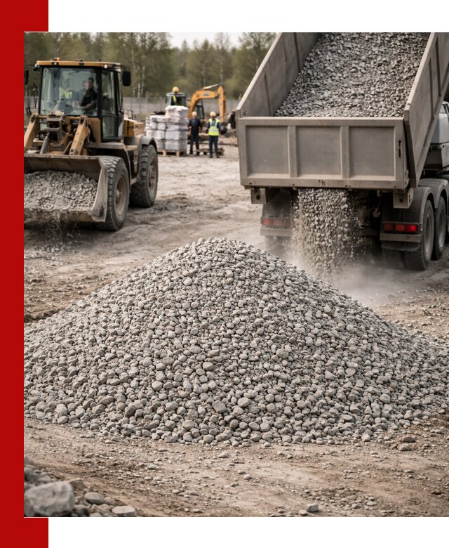 Вторичный щебень фракции 5-20 в Тайшете — доставка и продажа крупнотоннажно