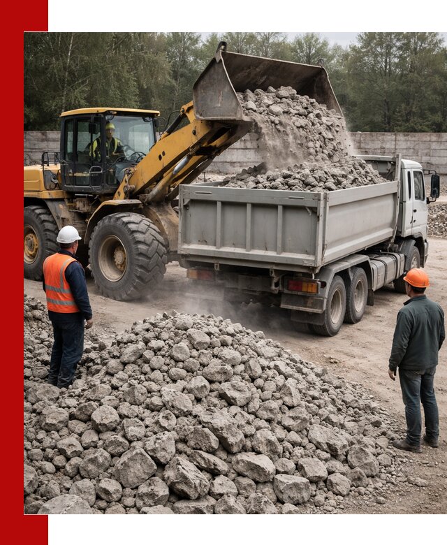 Вторичный щебень фракция 70–150 в Тайшете с доставкой