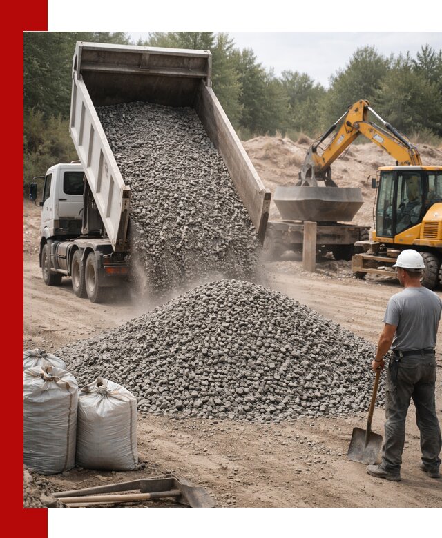 Доставка и продажа бетонного щебня в Тайшете
