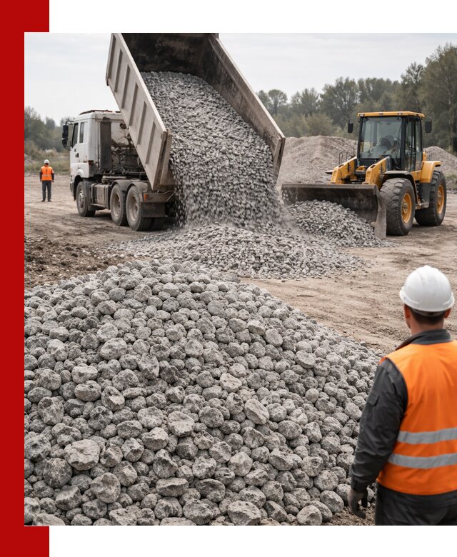 Доставка бетонного щебня фракции 20-40 в Тайшете