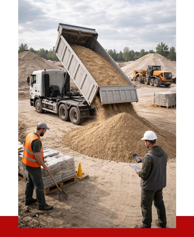 Карьерный песок с доставкой в Тайшете от 3739 р. ПРОНЕРУДТшт