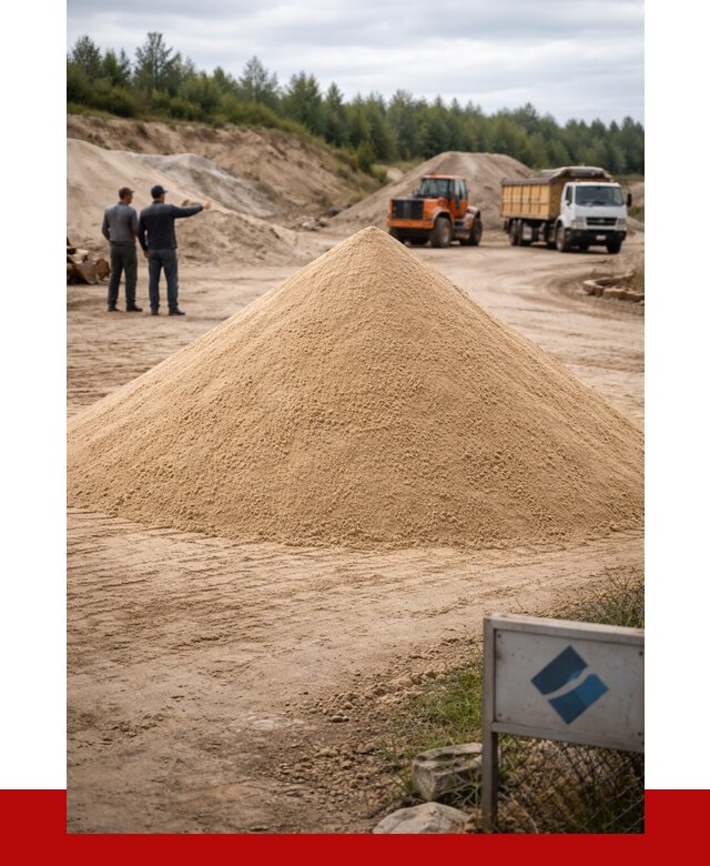 Карьерный песок навалом в Тайшете от 1869 р. | ПРОНЕРУДТшт