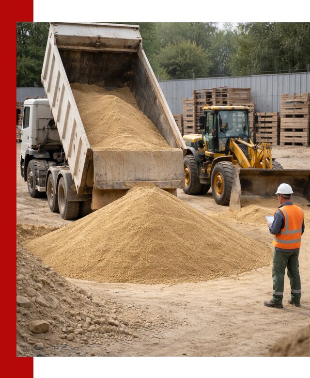 Доставка карьерного мелкозернистого песка в Тайшете
