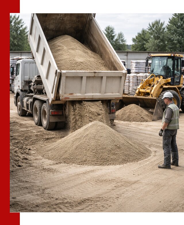 Поставка и доставка песка для бетона в Тайшете