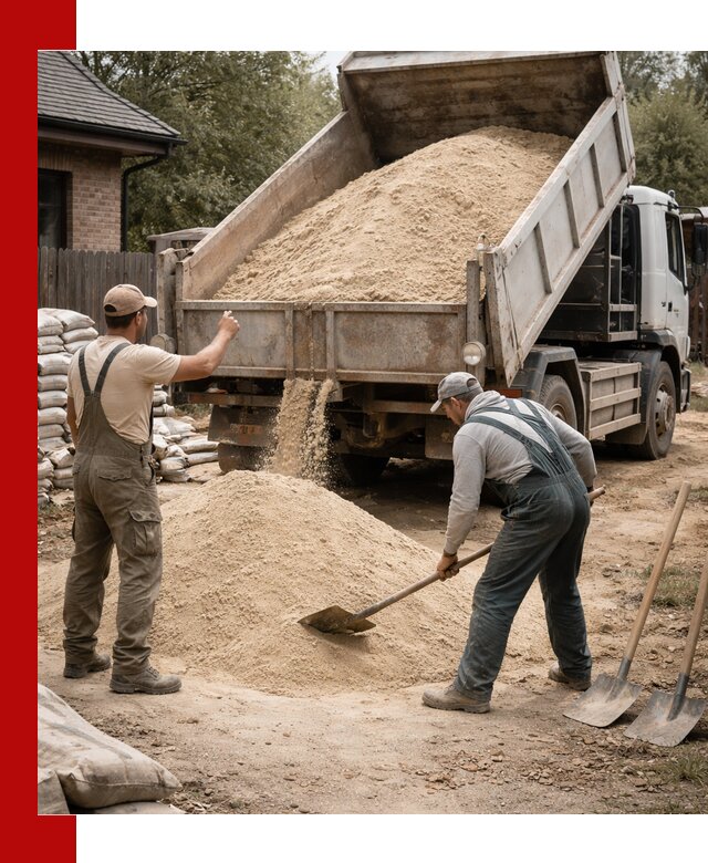 Песок для штукатурки с доставкой в Тайшете качественный и чистый