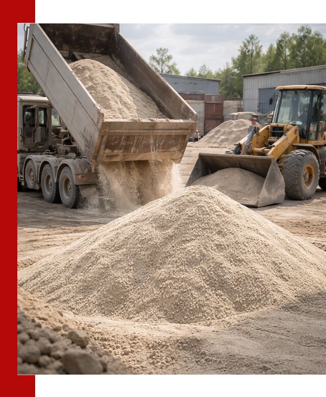 Кварцевый песок с доставкой в Тайшете для строительных работ