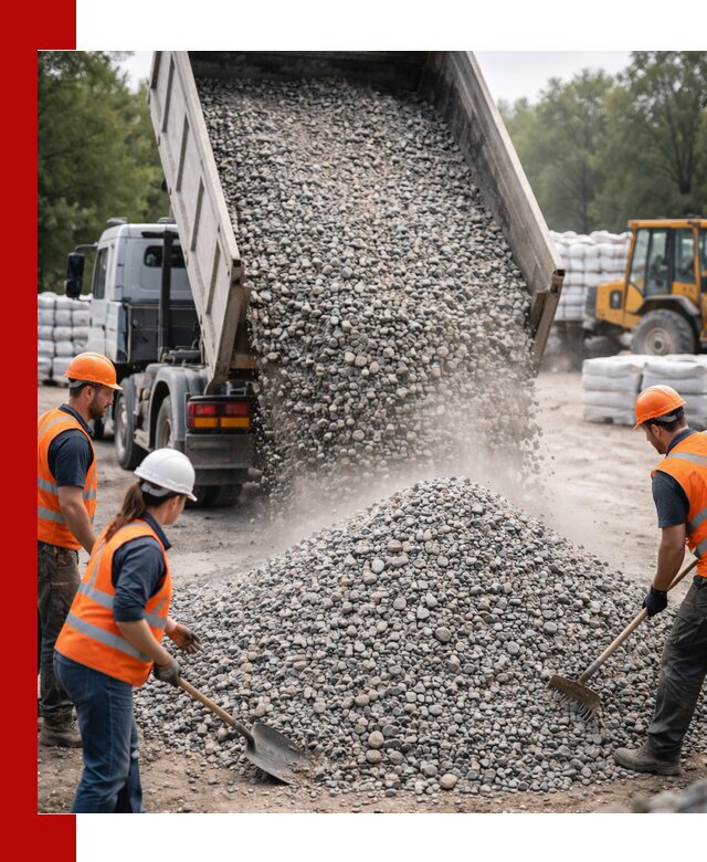 Доставка гравия и камня в Тайшете оптом и в розницу