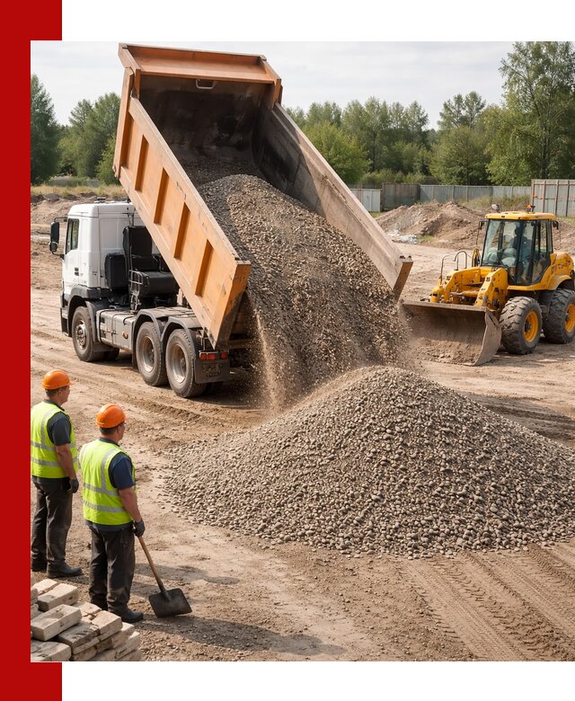Доставка щебёночно-песчаной смеси ЩПС С7 в Тайшете