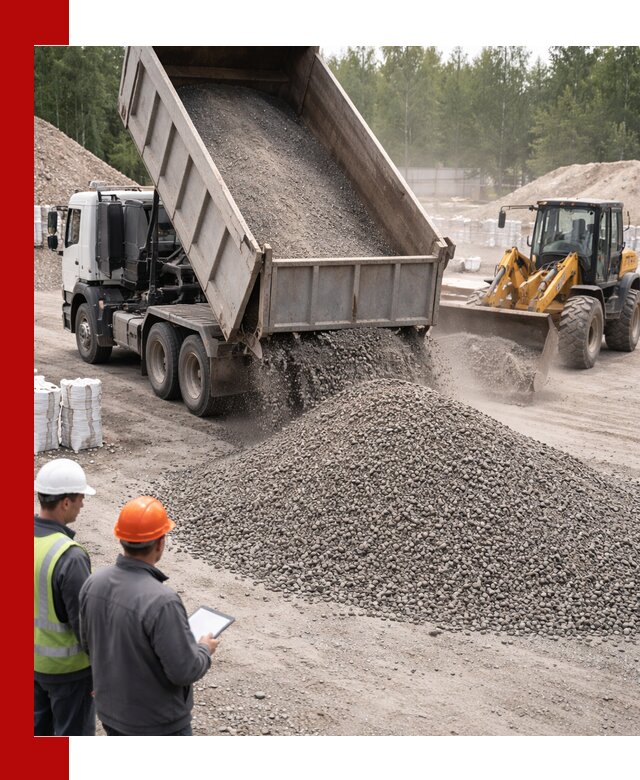 Доставка и продажа гранитного отсева 0-10 в Тайшете