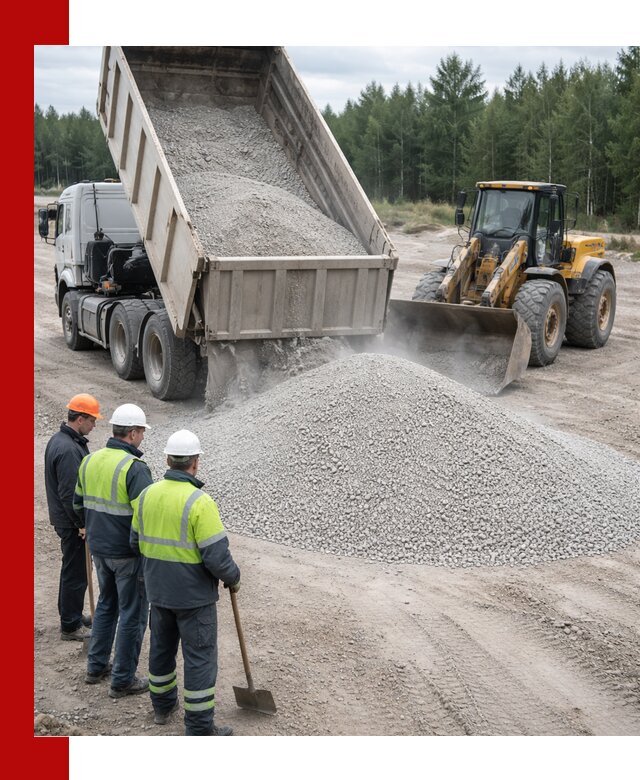 Известняковый отсев 0-5 доставка в Тайшете быстро и выгодно