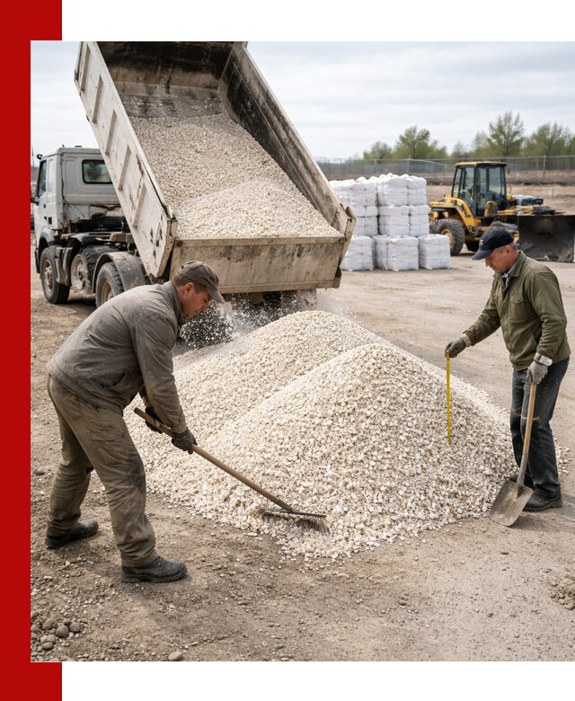 Мраморная крошка с доставкой и разгрузкой в Тайшете