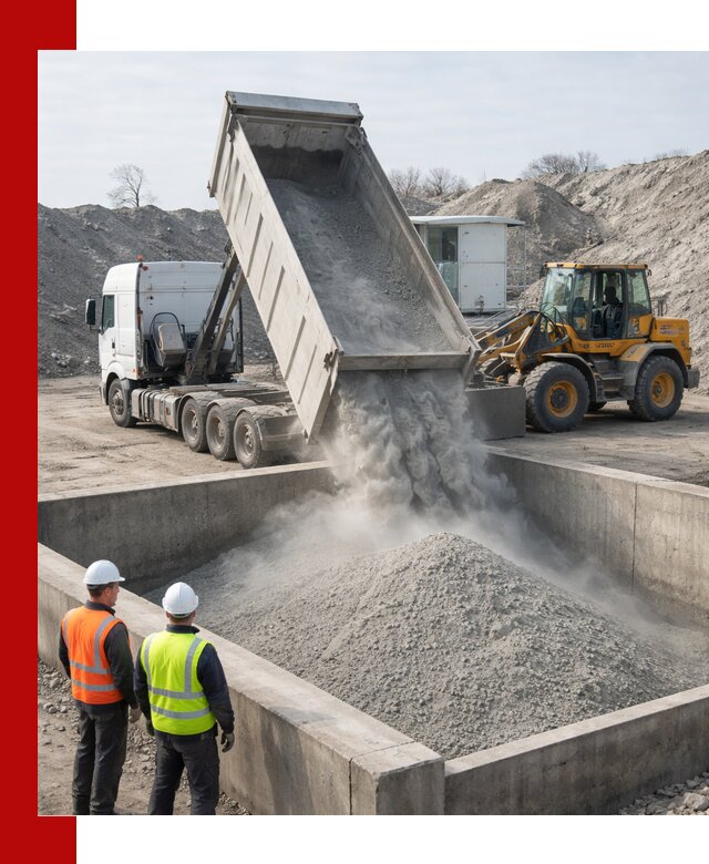 Доставка цемента навалом в Тайшете крупными партиями