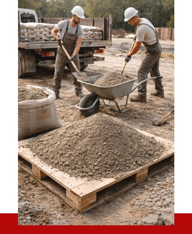 Цементно песчаная смесь М100 в Тайшете от 5400 р. за куб | ПРОНЕРУДТшт