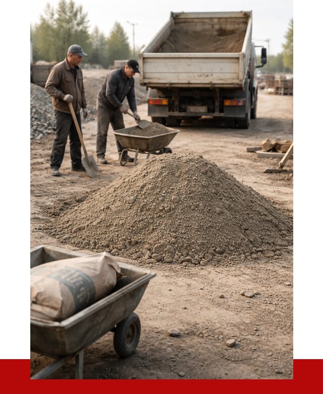 Цементно-песчаная смесь М150 в Тайшете от 4881 р. | ПРОНЕРУДТшт