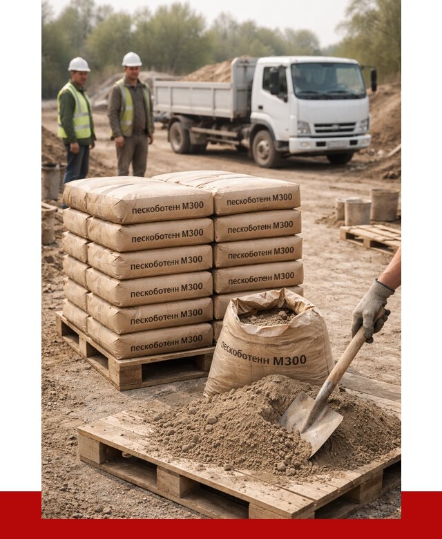 Пескобетон М300 в Тайшете с доставкой от 4829 р. за куб | ПРОНЕРУДТшт