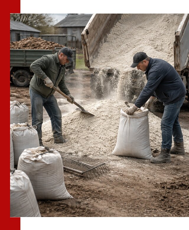 Доставка извести пушонки в Тайшете оптом и мелким оптом