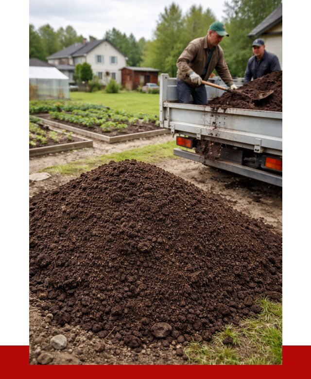 Плодородный грунт в Тайшете с доставкой от 4362 р. | ПРОНЕРУДТшт