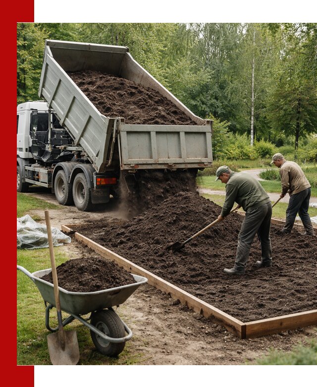 Доставка грунта для озеленения и благоустройства в Тайшете
