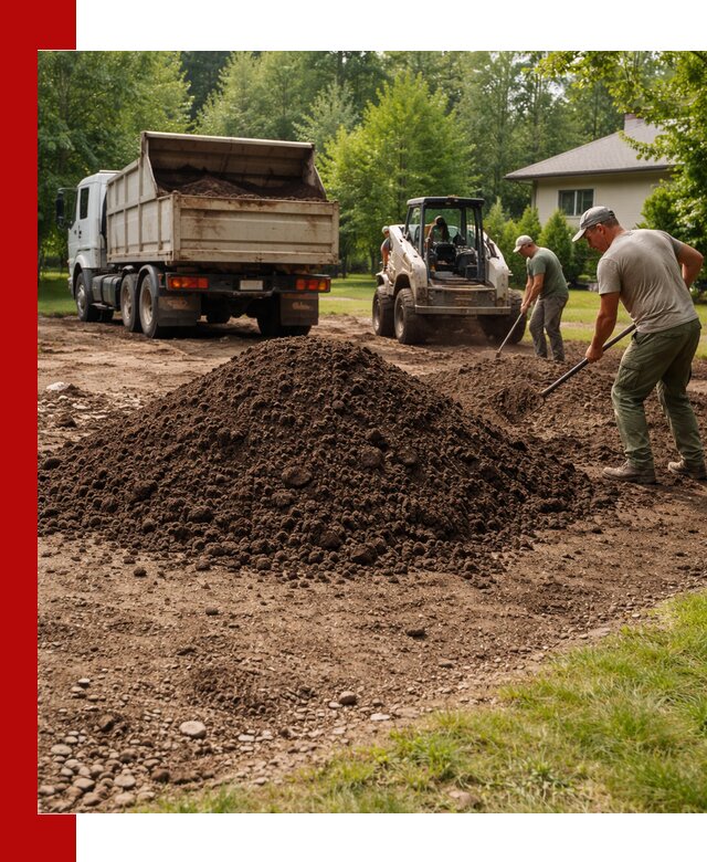 Доставка и укладка грунта для газона в Тайшете
