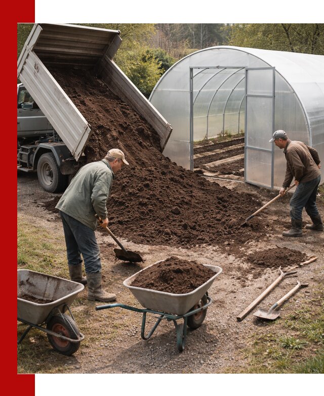Грунт для теплицы с доставкой в Тайшете — плодородный субстрат под растения