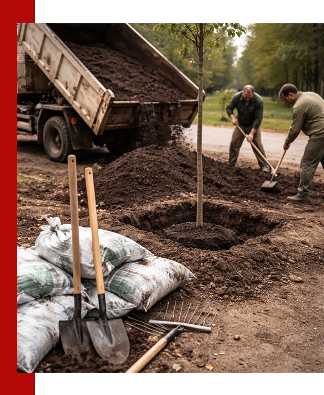 Грунт для посадки деревьев в Тайшете — доставка и подготовка почвы