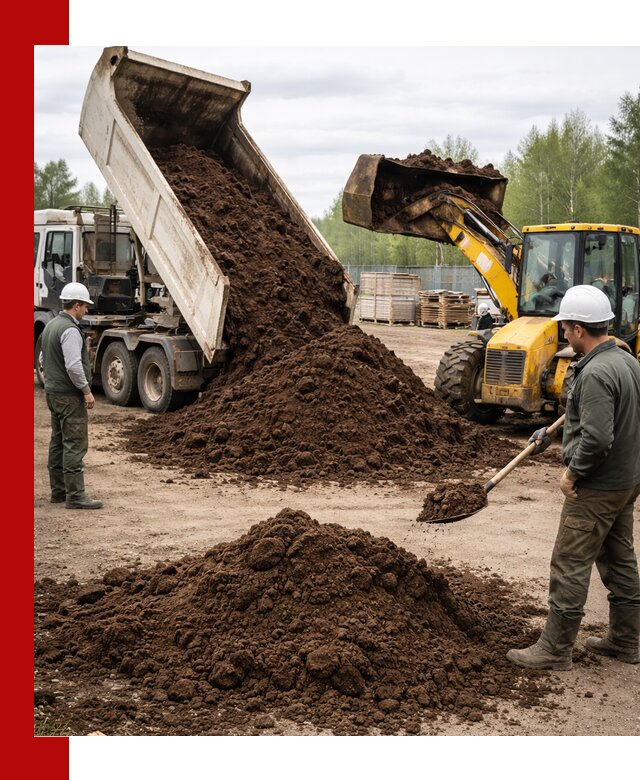 Доставка торфа оптом и в мешках в Тайшете