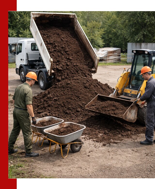 Доставка торфо-земляной смеси в Тайшете для огорода и ландшафта