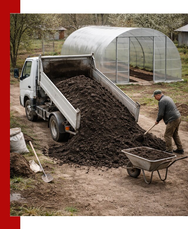 Чернозем для теплицы с доставкой в Тайшете