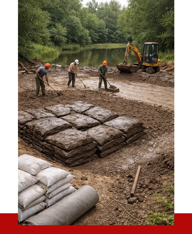 Купить глину для пруда в Тайшете от 4673 р. с доставкой | ПРОНЕРУДТшт