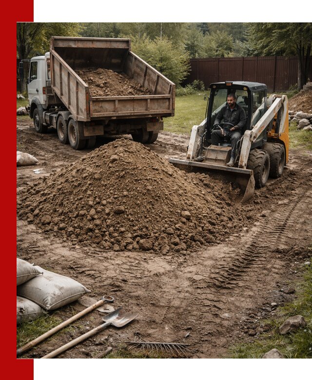 Суглинок для планировки участков в Тайшете с доставкой и выгрузкой