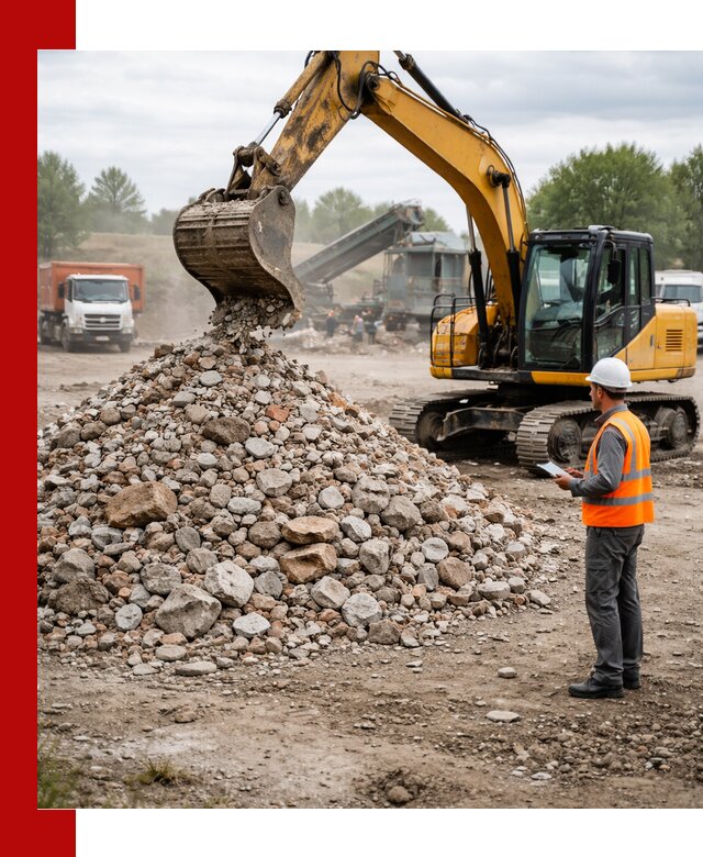 Доставка и вывоз строительного боя в Тайшете