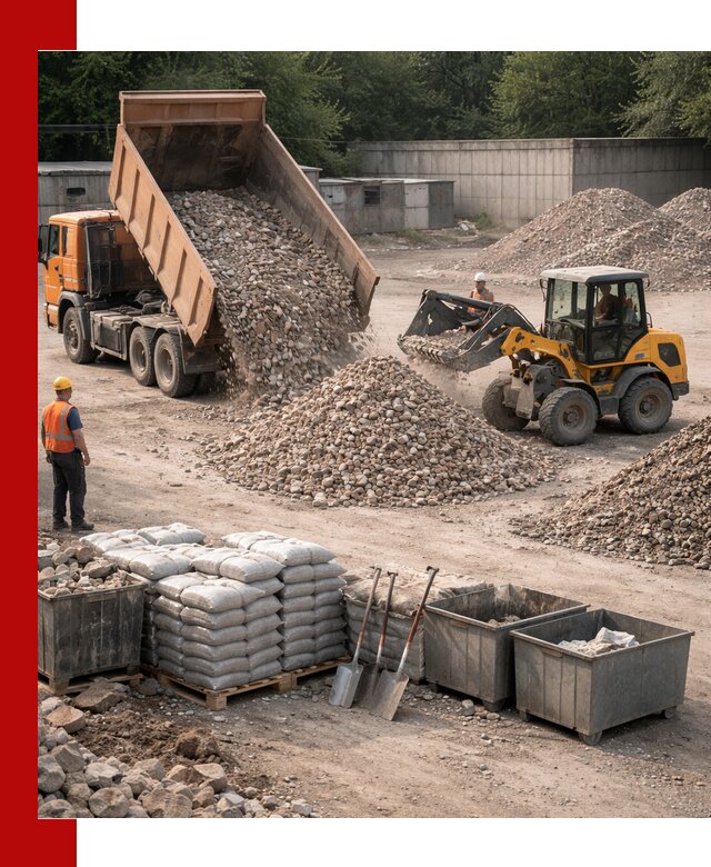 Вторичные материалы для отсыпки в Тайшете — поставка и доставка