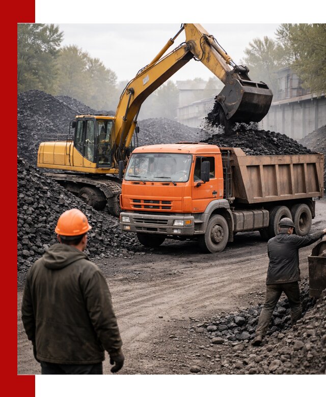 Доставка угля автотранспортом в Тайшете быстро и выгодно
