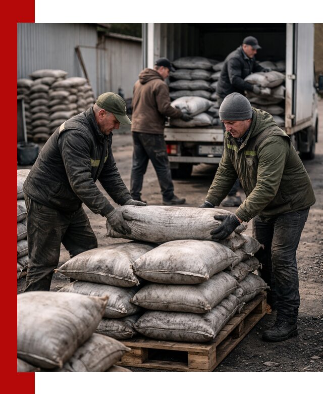 Доставка угля в мешках по выгодным ценам в Тайшете