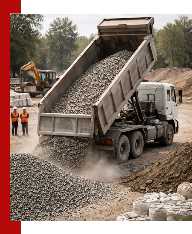 Аренда самосвала в Тайшете для доставки сыпучих и нерудных материалов