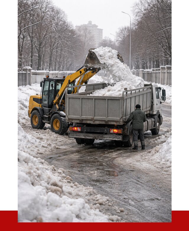 Вывоз снега с погрузкой в Тайшете от 3635 р. ПРОНЕРУДТшт