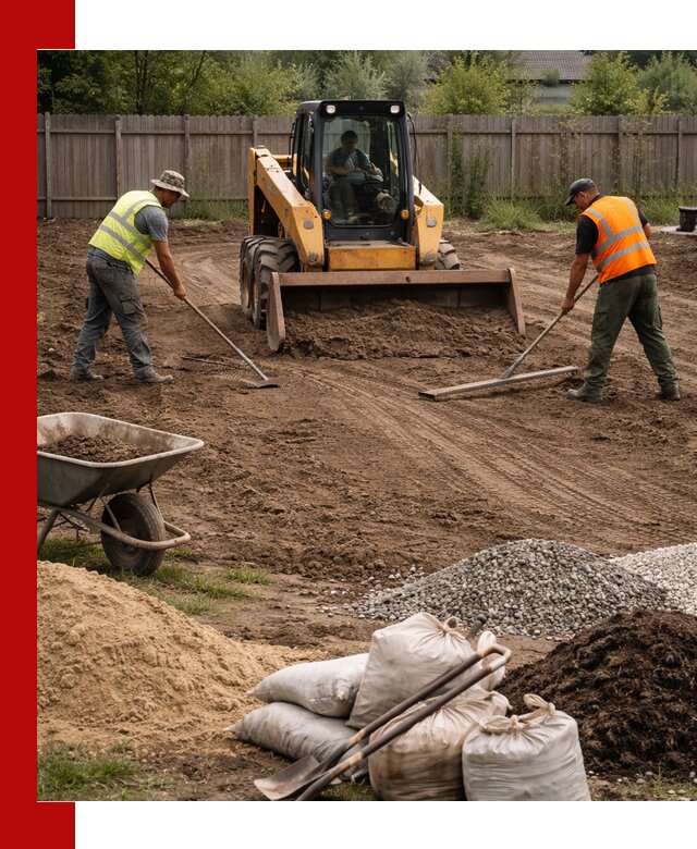 Выравнивание участка под строительство и благоустройство в Тайшете
